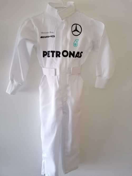 Mercedes-AMG Petronas  Kids Jumpsuit-White