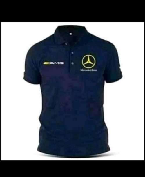 Mercedes Benz Amg Branded Golf Shirt -Large