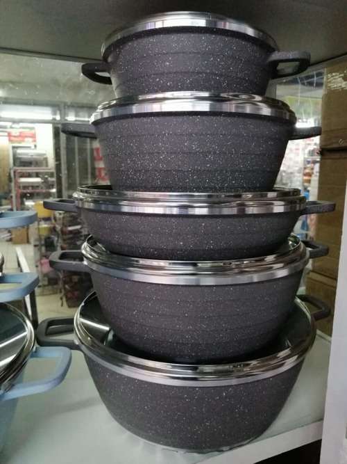 10 Piece Bosch Granite Cookware Set - Grey