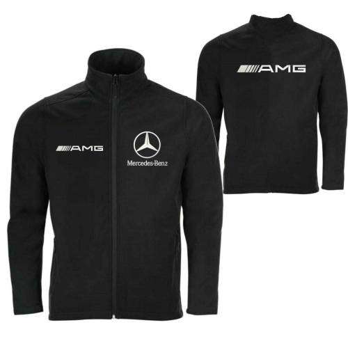 Mercedes Benz AMG Black Soft Shell Jacket- SIZES (S-4XL)