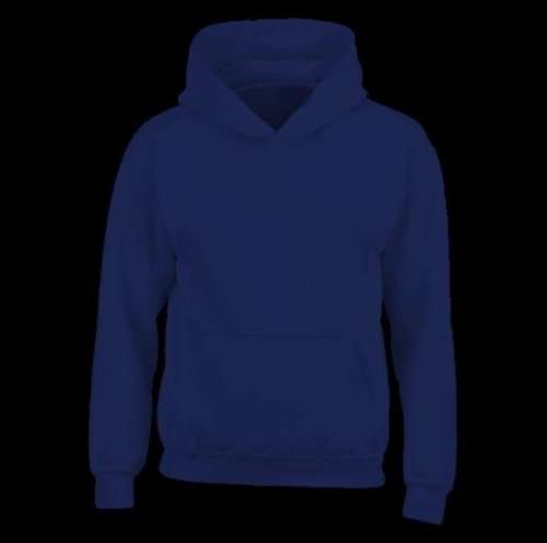 Plain Navy Blue Hoodie Sizes Small -2XL