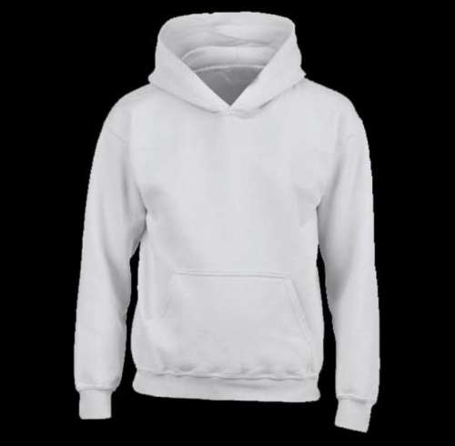 White  Hoodie Sizes Small -2XL