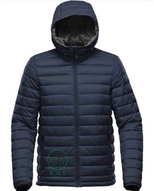 Navy Blue  Thermal Jacket With Hoodie Size - Small - 4XL