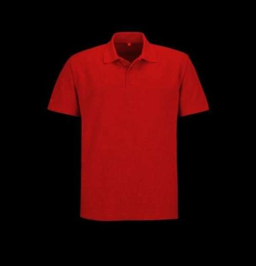 Red  Plain Golfer 100% Cotton (Sizes Small -4XL)