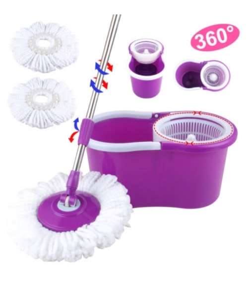 Clearance Sale-360 Magic Mop with Bucket