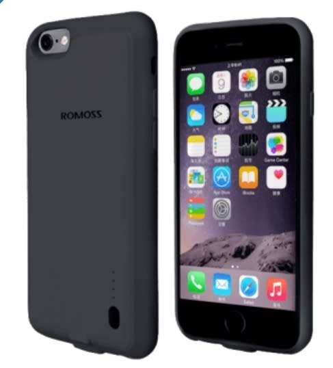 Romoss Encase 4.7"  Iphone 6 and 6S 2000MAH Grey AA6S-401-01