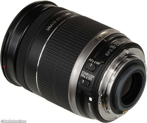 CANON EFS 18-200mm IMAGE STABILIZER / MACRO 0.45m/1.5ft
