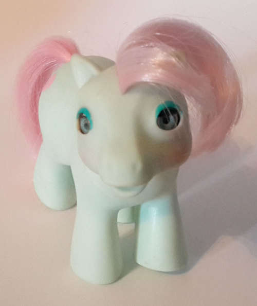 MY LITTLE PONY G1 HASBRO BABY CUDDLES (BBBE) BABY BEDDY BYE EYE PONY (1987)