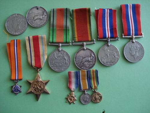 Collection of medals