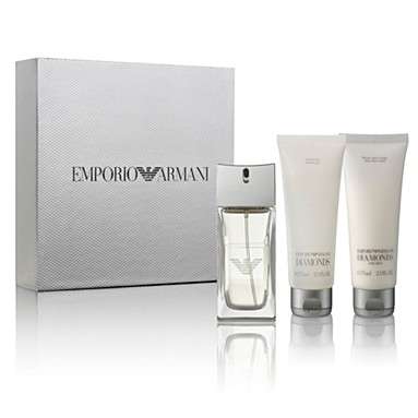 Armani Diamonds Gift Set for Men 50ml EDT + 75ml Shower Gel + 75ml After Shave Balm