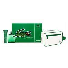 Lacoste Eau De Lacoste L.12.12 V ert for Men 100ml EDT + 50ml Shower Gel + Toiletry Bag