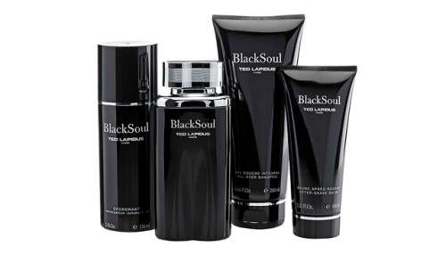 Ted Lapidus  Black Soul Gift set for Men 100ml EDT+Deodorant Spray+Shower gel+After shave balm