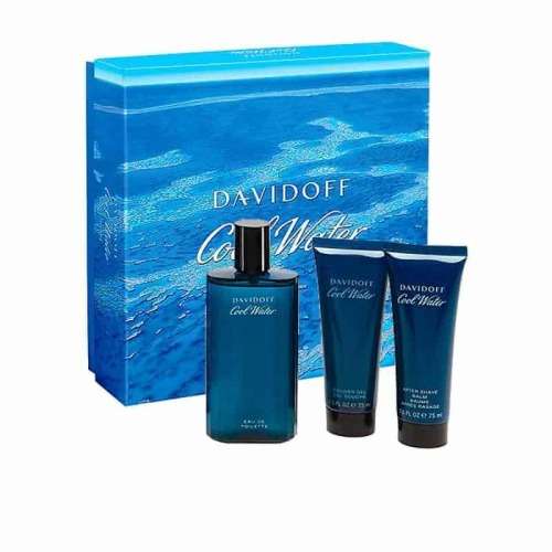 Davidoff Cool Water Gift set for Men 125ml EDT +75ml Shower gel+75ml After shave balm