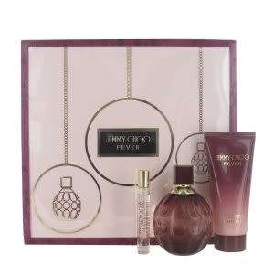 Jimmy Choo Fever Gift set for Women 100ml EDP+7.5ml EDP+Body Lotion