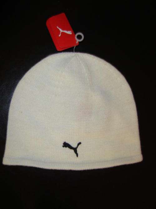 Original Puma Sample Cat Logo Beanie White