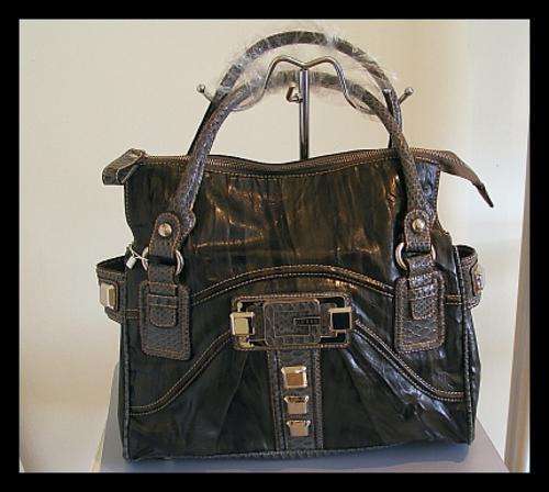 LARGE GREY GUESS HANDBAG