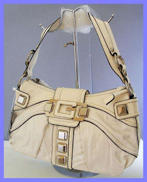 CREAM GUESS HANDBAG