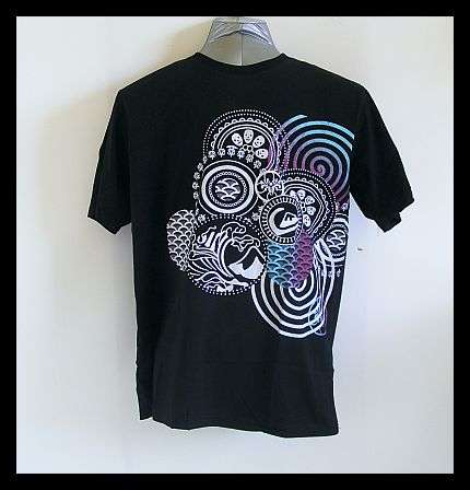MENS QUIKSILVER BLACK T-SHIRT - SIZE :  LARGE