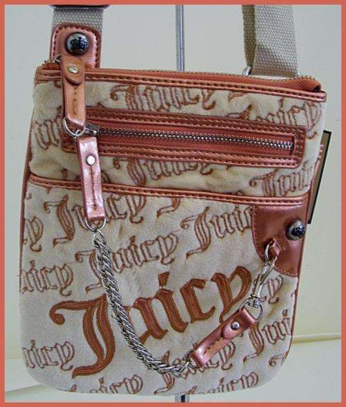 STUNNING CREAM JUICY COUTURE SLINGBAG