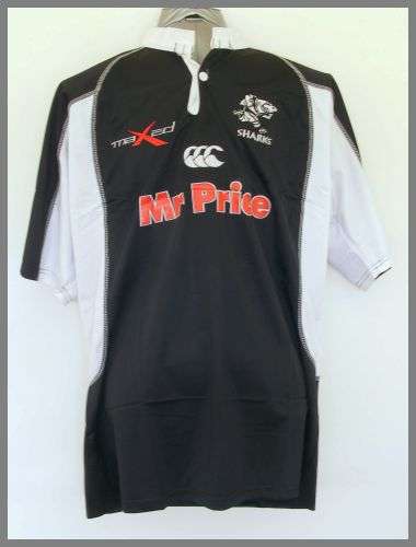 MENS SHARKS RUGBY SHIRT - SIZE : XX LARGE