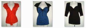 3x Ladies Summer Tops {Medium}