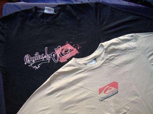 2X LONG SLEEVE QUICKSILVER TOPS - MEDIUM