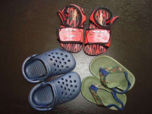 3x Pairs Boys Shoes Size 2