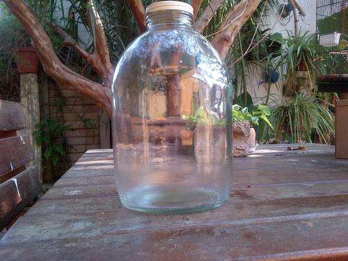 Large Glass Bottle 4.5l
