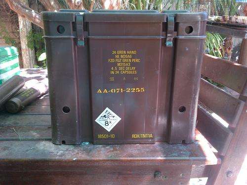 Plastic Ammo Box - Brown Small