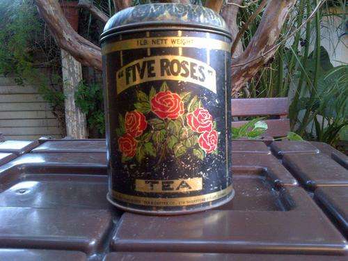 Five Roses Tea Tin