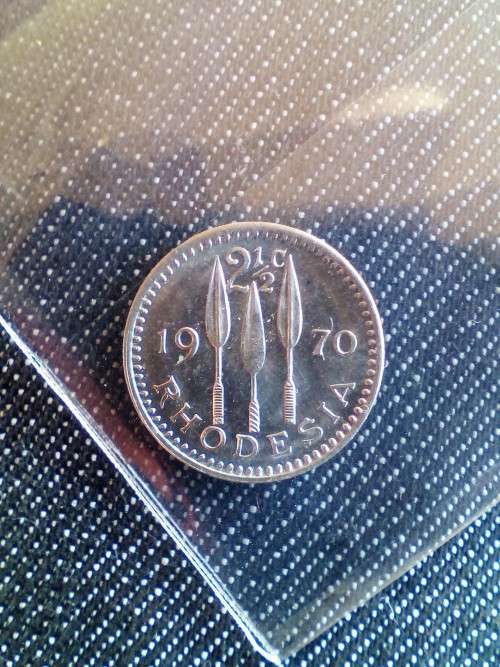High grade 1970 Rhodesian two and half cent