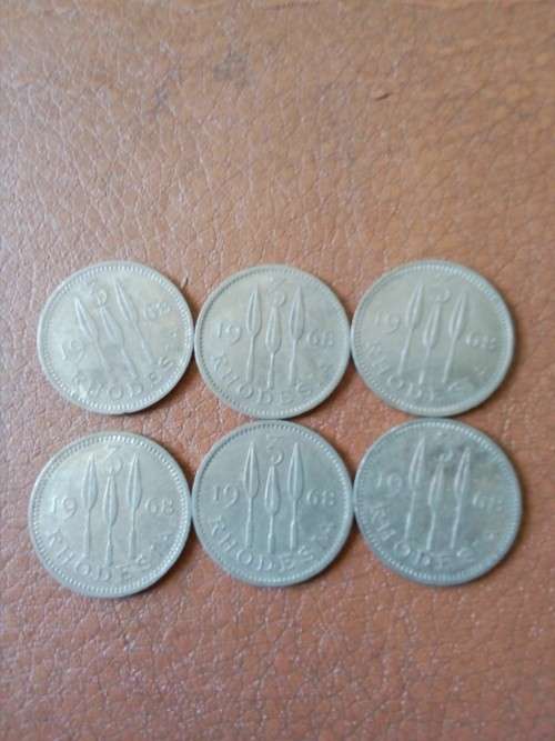 Rhodesia 1968 three pence