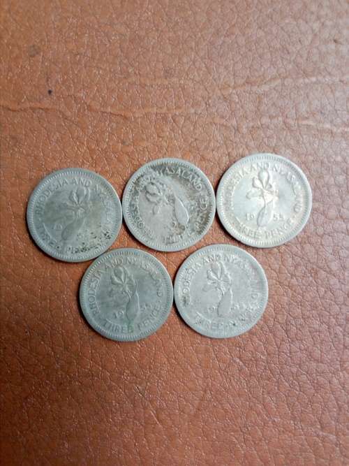 Rhodesia 1955 three pence