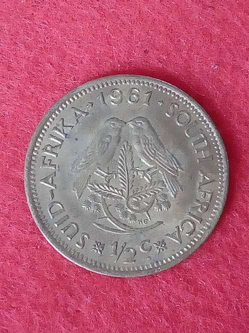 1961 half cent
