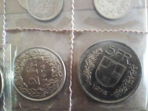Swiss coin lot
