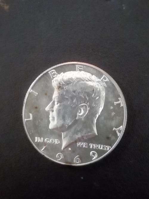 1969 silver half dollar