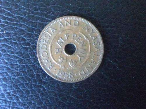 1958 half penny