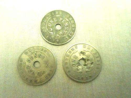 Rhodesia 1939 pennys