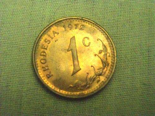 Rodesia one cent