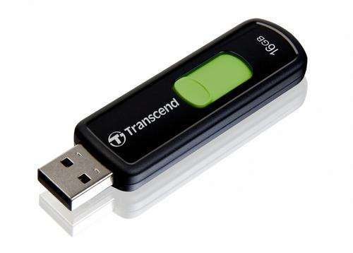 Transcend JetFlash 500 USB 2.0 Compliant Flash Drive 16GB