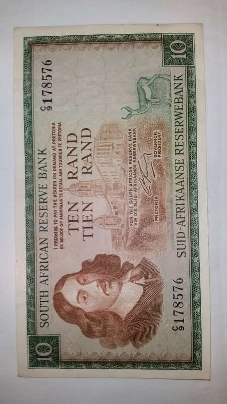 G RISSIK - R10 NOTE  - ENGLISH OVER AFRIKAANS