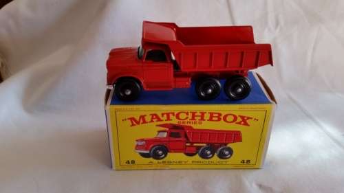 1965 MATCHBOX  LESNEY -  SERIES 48  - DODGE DUMPER TRUCK  - MADE IN ENGLAND