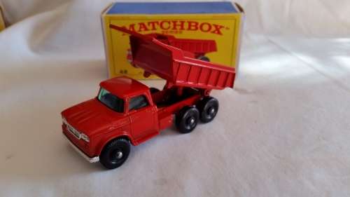 1965 MATCHBOX  LESNEY -  SERIES 48  - DODGE DUMPER TRUCK  - MADE IN ENGLAND