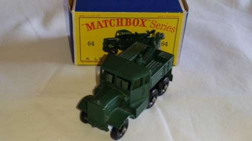 1960 MATCHBOX MOKO LESNEY -  SERIES 64   - SCAMMELL BREAKDOWN TRUCK   - MADE IN ENGLAND