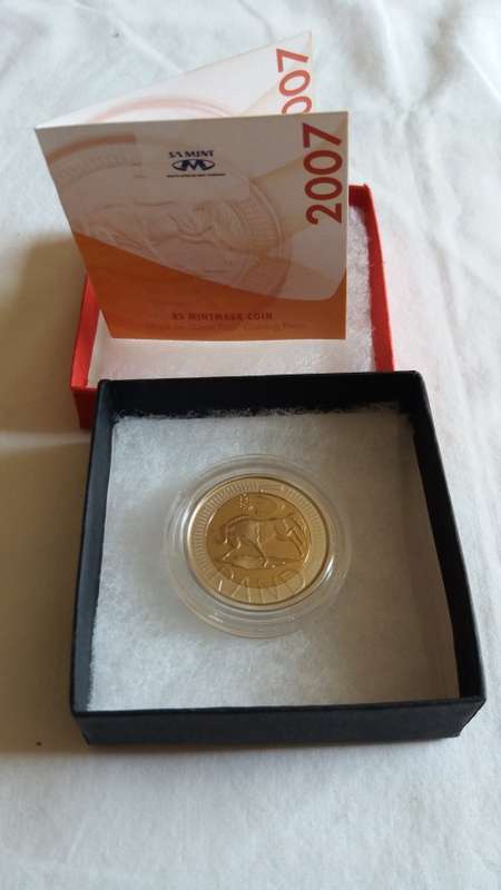 2007 Oom Paul R5 Mintmark Coin