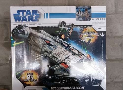 2008 HASBRO - STAR WARS LEGACY COLLECTION - MILLENNIUM FALCON 87591/87636 - 80 CM LONG