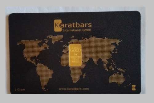 KARATBARS INTERNATIONAL - MADIR GOLD 1g FINE GOLD BAR - K67966