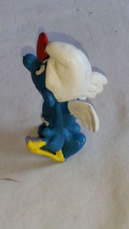 1981 SCHLEICH 20128 - AMOUR SMURF - PEYO - MADE IN PORTUGAL