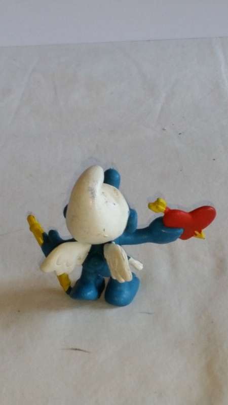 1981 SCHLEICH 20128 - AMOUR SMURF - PEYO - MADE IN PORTUGAL