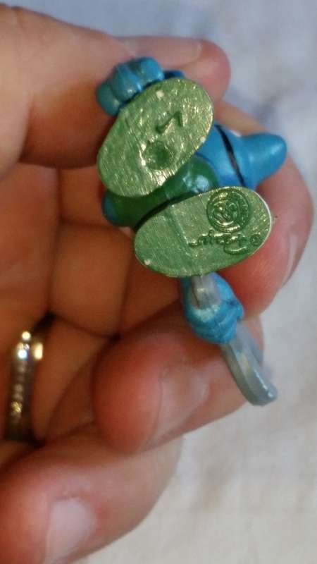 1970 SCHLEICH 20012  - MECHANIC SMURF - PEYO - MADE IN WEST GERMANY